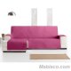 Cubre Sofá Chaise Longue Práctica Oslo Morado