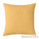 Cojin Loneta Liso 45x45 Amarillo