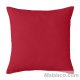 Cojin Loneta Liso 45x45 Rojo