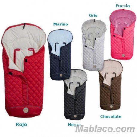 Saco Silla Paseo Universal Polar Transpirable León Gris Interbaby