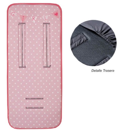 Colchoneta Ligera Silla Paseo Pink