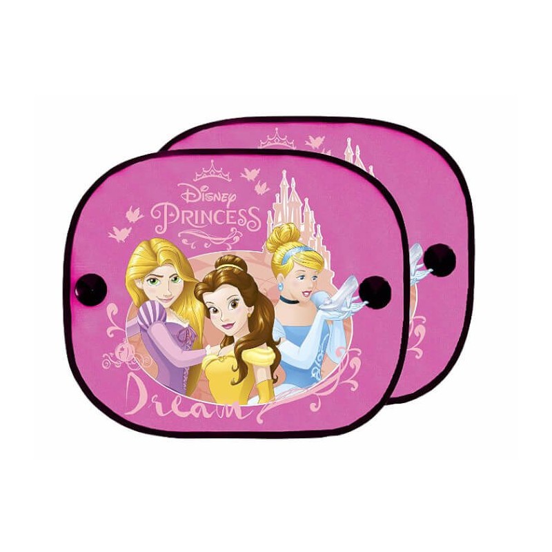 Parasol Coche Niña Princesas Pack 2