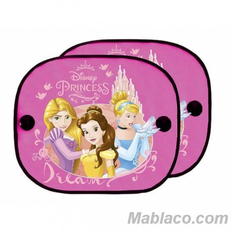 Parasol Coche Niña Princesas Pack 2