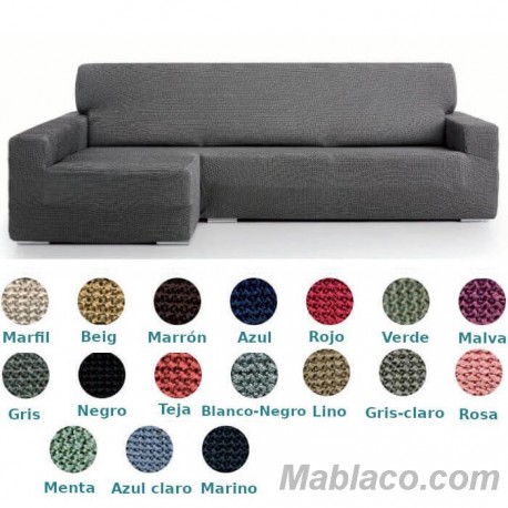 Fundas Sofa Cheslong Elásticas,Cubre Sofas Chaise Longue Brazo Derecho  Izquierdo Lavables,Funda de Sofá de Forma L Ajustables,Fundas protector  para Sofa 1/2/3/4 Jacquard,GrayB-ChaiseLongue+3seats : : Hogar y  cocina