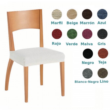 Funda de Silla elástica Creta Belmarti Marrón - fundas para sillas