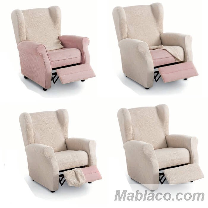 Highdi Fundas Acolchado Franela para Sillon Relax Reclinable