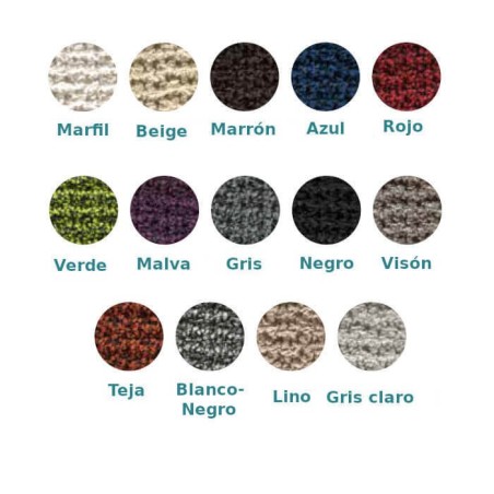Funda de Sillón Relax Pies Juntos Bielástica Chenilla Elegant Belmarti todos los colores