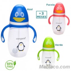 Biberón Anticólico 300 ml Pingüino