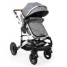 Carrito de bebé Gala Premium Gris con saquito