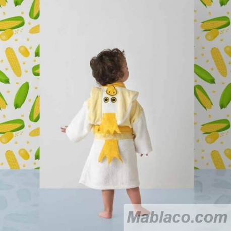 Albornoces infantiles al mejor precio. Blanco Real Talla 2-4