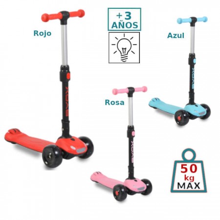 Patinete Infantil Furious Con Luz 3 a 6 años - de niños