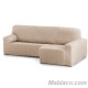 Funda Sofá Chaise Longue Roc Brazo Largo Derecha Beige