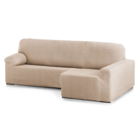 Funda Sofá Chaise Longue Roc Brazo Largo Derecha Beige