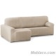 Funda Sofá Chaise Longue Roc Brazo Largo Izquierda Beige