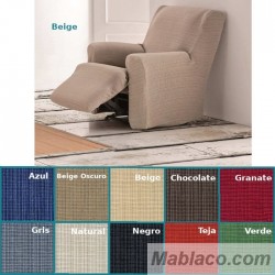 funda elastica para sofa 1,2,3,4 plazas relax pies juntos CLIC