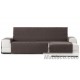 Cubre Chaise Longue Chenilla Mid Marrón Oscuro