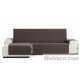 Cubre Chaise Longue Chenilla Mid Marrón Oscuro Izquierda