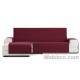 Cubre Chaise Longue Chenilla Mid Granate Izquierda