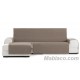 Cubre Chaise Longue Chenilla Mid Beige Oscuro Izquierda