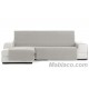 Cubre Chaise Longue Chenilla Mid Gris Claro Izquierda