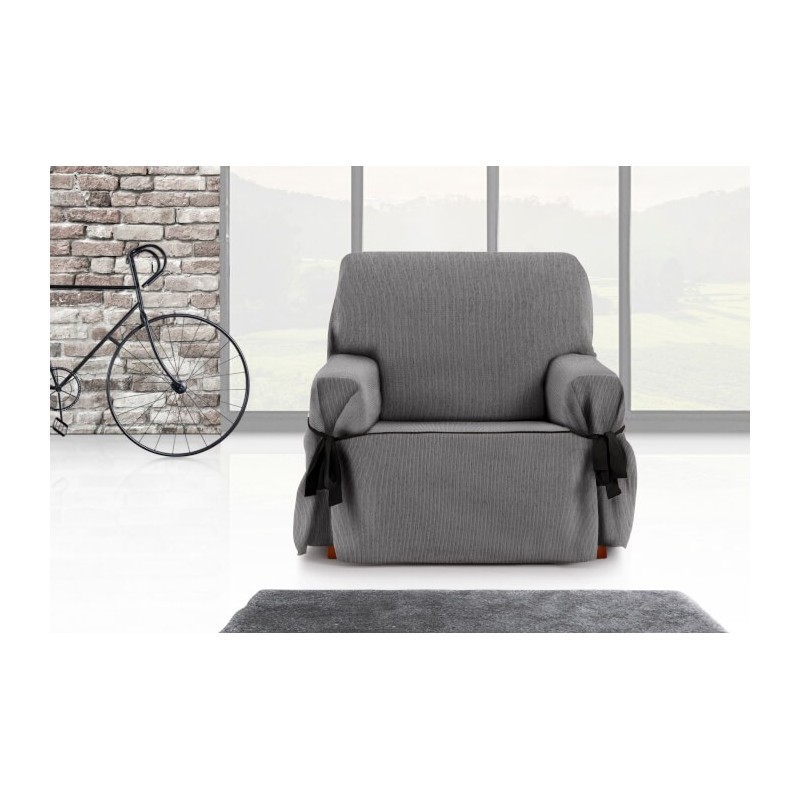 Funda Sofá Lazos Chenilla Mid Gris Oscuro