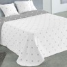 Colcha Jacquard Reversible Estela Gris