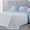Colcha Jacquard Reversible Estela Celeste Colcha Jacquard Reversible Estela Celeste