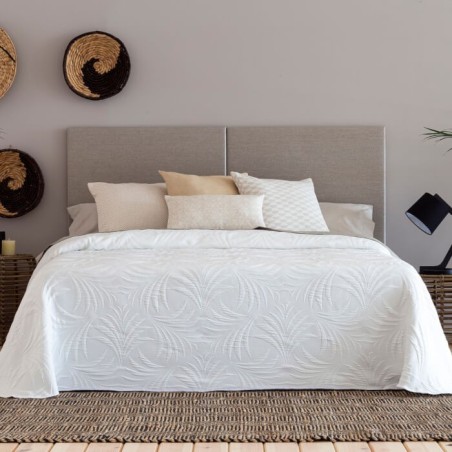 Colcha Jacquard Libia Blanco