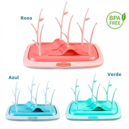 Escurre Biberones y Tetinas Rack Coral - de