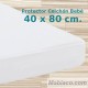 Protector Colchón 40x80 para Coche, Cuco y Capazo Impermeable ROYAL 