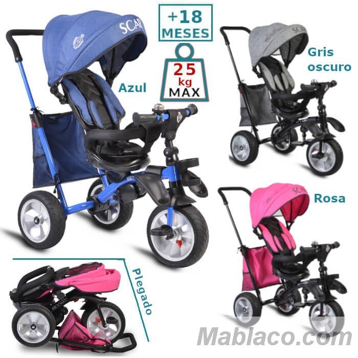 triciclo con capota