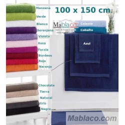 Toalla de baño 100x150 algodon 500 gr/m2 bayside 100 Sols