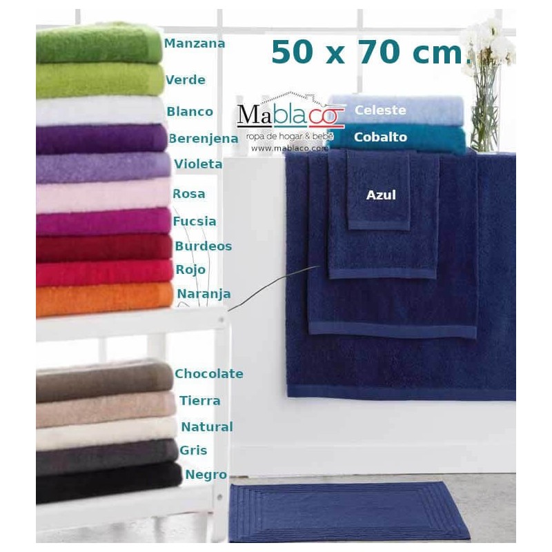 Alfombra de Baño 100% Algodón Alfa 50x70 Tierra