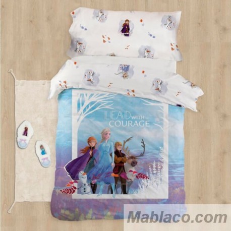 Funda Nórdica Frozen 2 Courage 100% Algodón Digital Reversible