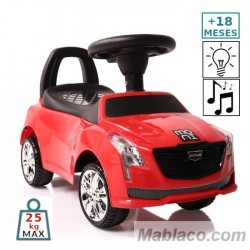 Coche Corre Pasillos Niños Leopard Rojo