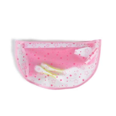 Babero Glam con bolsillo Rosa