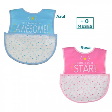 Babero Glam con bolsillo - de bebé