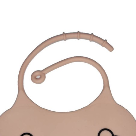 Babero Nugget silicona con bolsillo Rosa