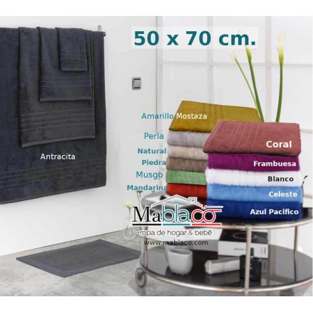 Alfombra de Baño 100% Algodón Egipcio 920gr 50x70 - toallas