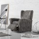 Funda de Sillón Relax Elástica Andromeda Gris