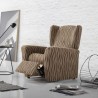 Funda de Sillón Relax Elástica Andromeda Marrón Funda de Sillón Relax Elástica Andromeda Marrón