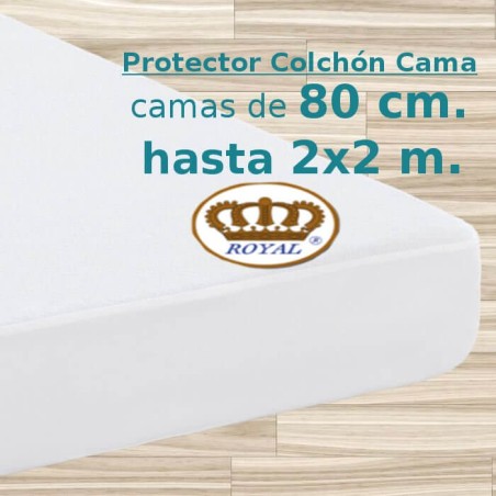 Protector Colchón Impermeable transpirable PU Supreme ROYAL