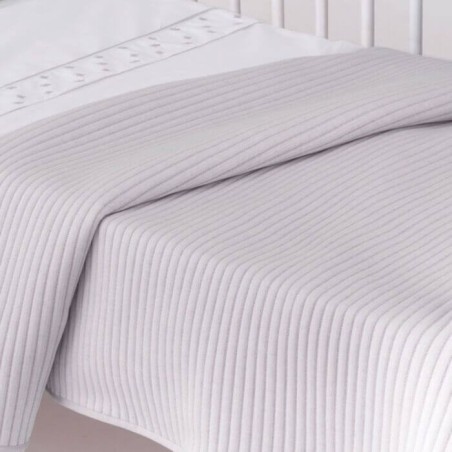 Colcha de verano cuna Jacquard Canale Rosa