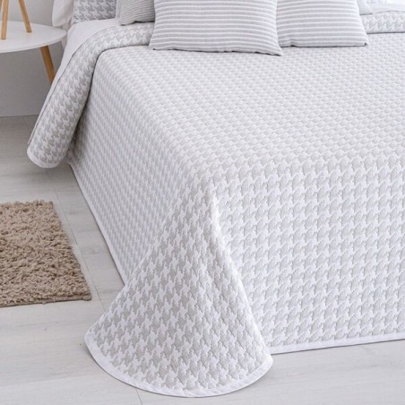 Colcha Jacquard Reversible Charlotte Perla