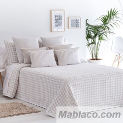 Colcha Bouti Blanca Lisa, Ligera, Fina. FUN & DECO, Cama 135, 150. Par –  D'A Cadena Téxtil