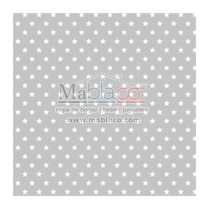 Edredón Ajustable Estrellas Gris Edredón Ajustable Estrellas Gris
