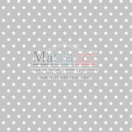 Edredón Ajustable Estrellas Gris
