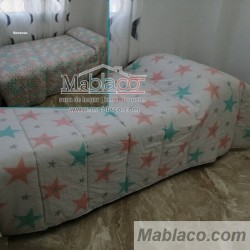 Edredón Comforter Estrella Reversible Geométrico
