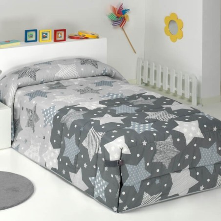 Edredón Comforter Infantil Stars Gris