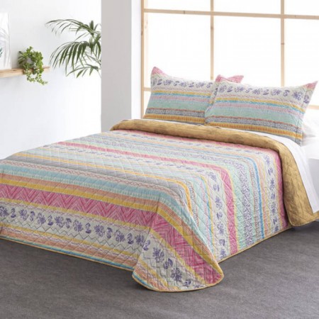 Colcha Bouti Reversible Tribal - colchas de cama